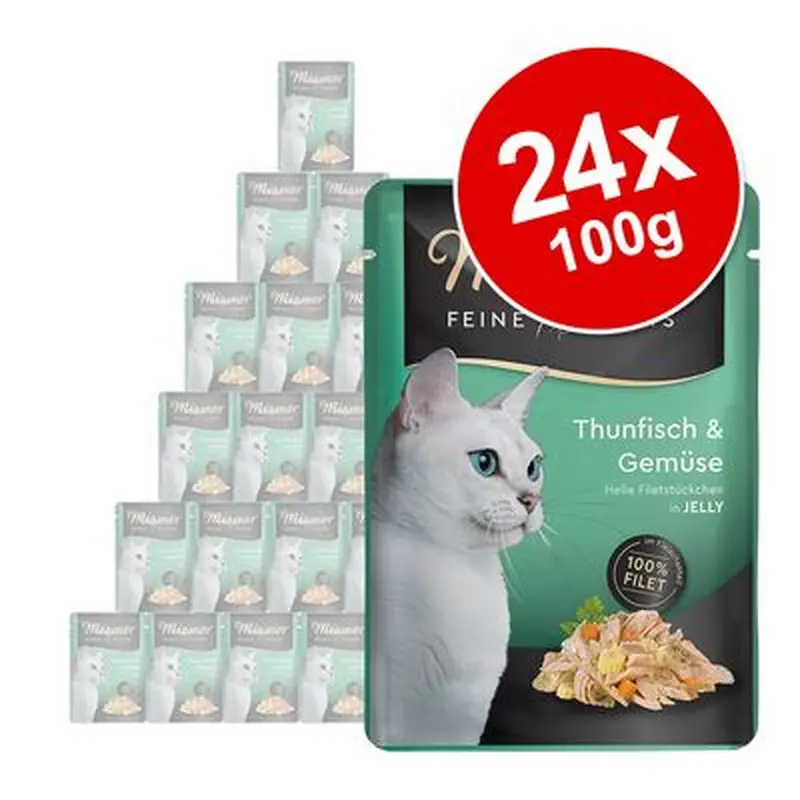 Miamor Fine Fillets Saver Pack 24 x 100g - Mixed Pack (4 varieties)