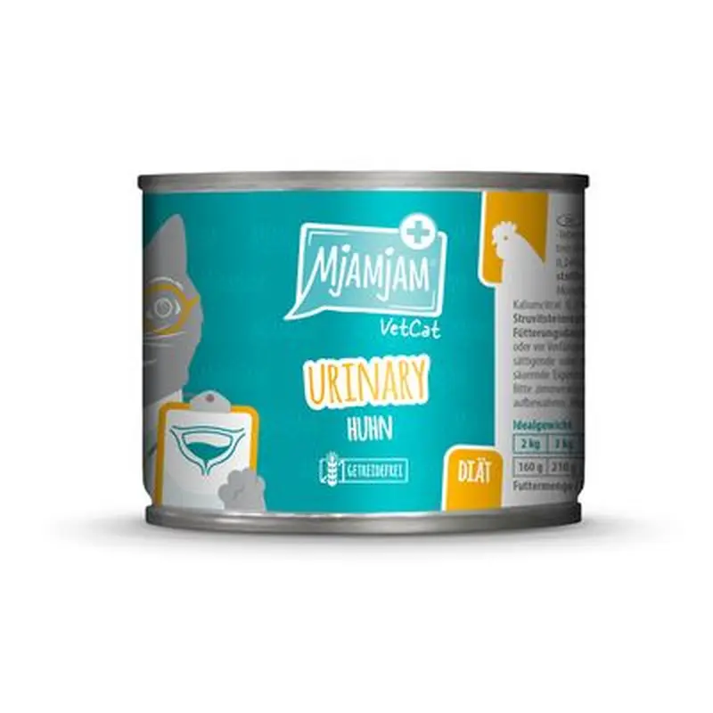 MjAMjAM VetCat Urinary 6 x 200g - Chicken