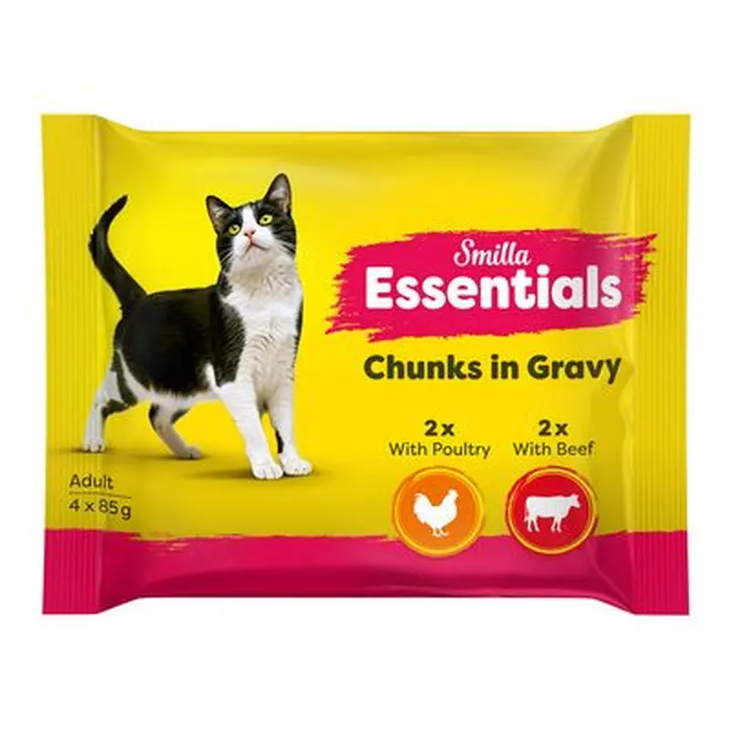 Smilla Essentials Pouches Chunks in Gravy - 4 x 85g