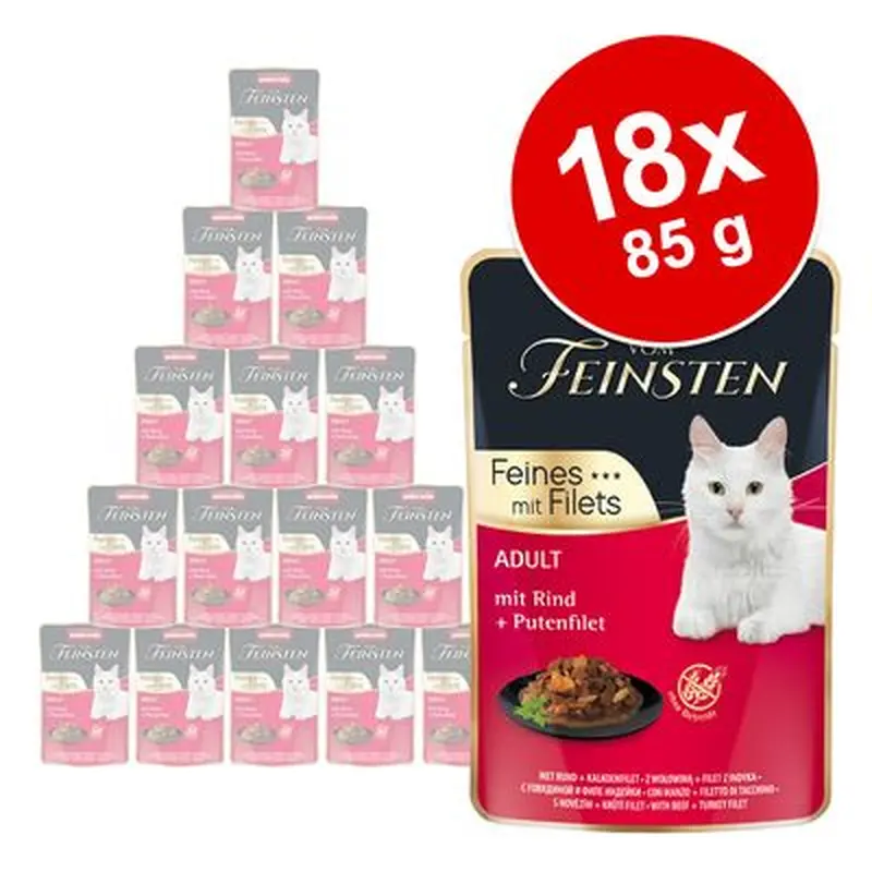 animonda vom Feinsten Adult 18 x 85g - Game & Turkey Fillet