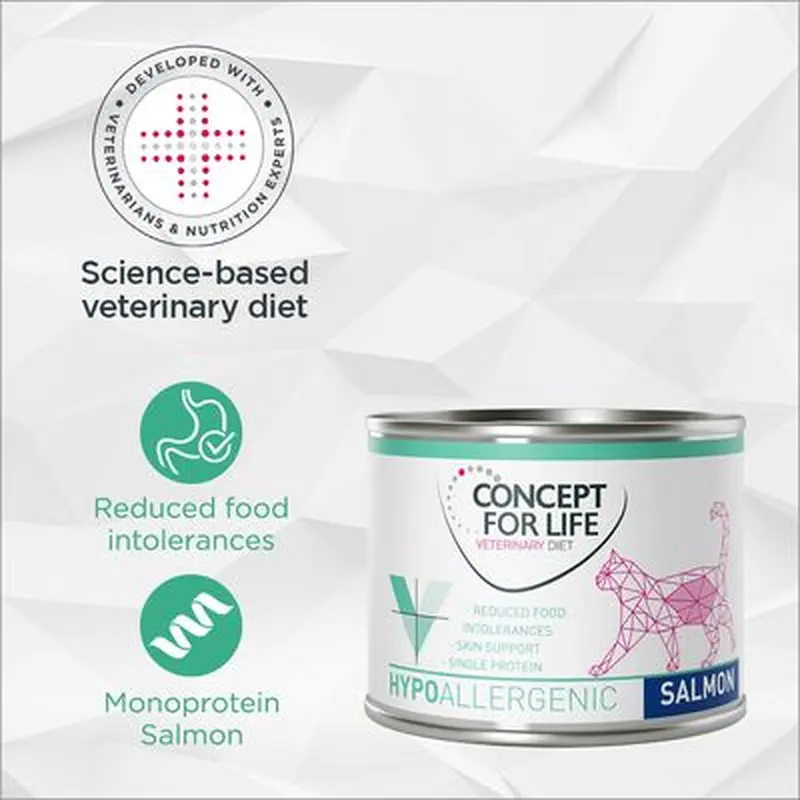 Concept for Life Veterinary Diet Hypoallergenic - Salmon - 24 x 185g