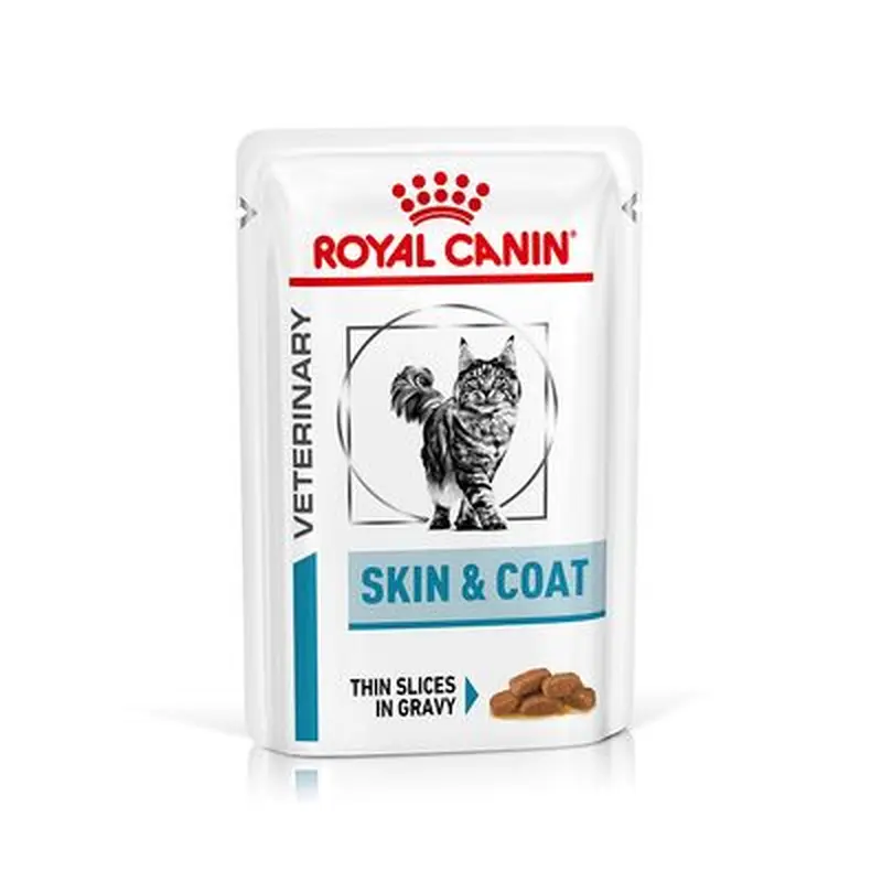 Royal Canin Veterinary Feline Skin & Coat in Gravy - Saver Pack: 48 x 85g