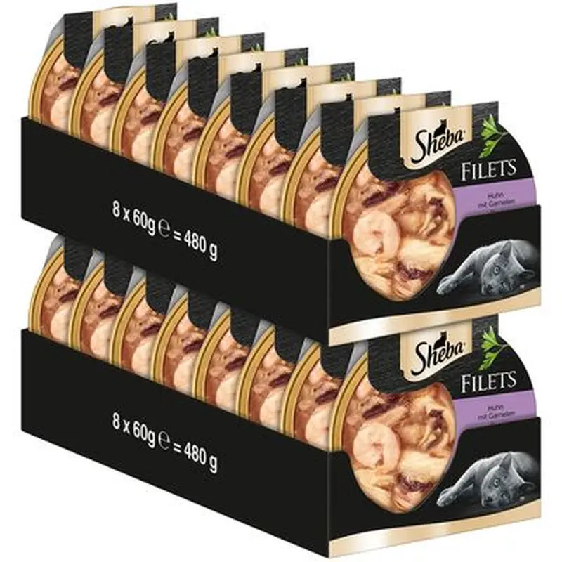 Sheba Fillets 32 x 60g - Chicken with Tuna