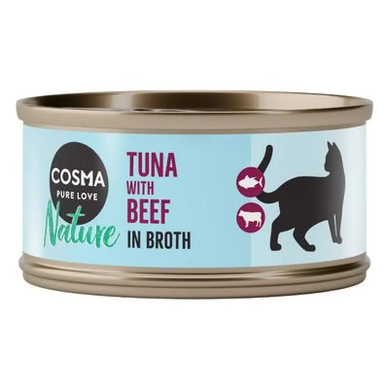24 x 70g Cosma Nature Wet Cat Food Special Price! * - Mix I (6 Varieties) (24 x 70g)