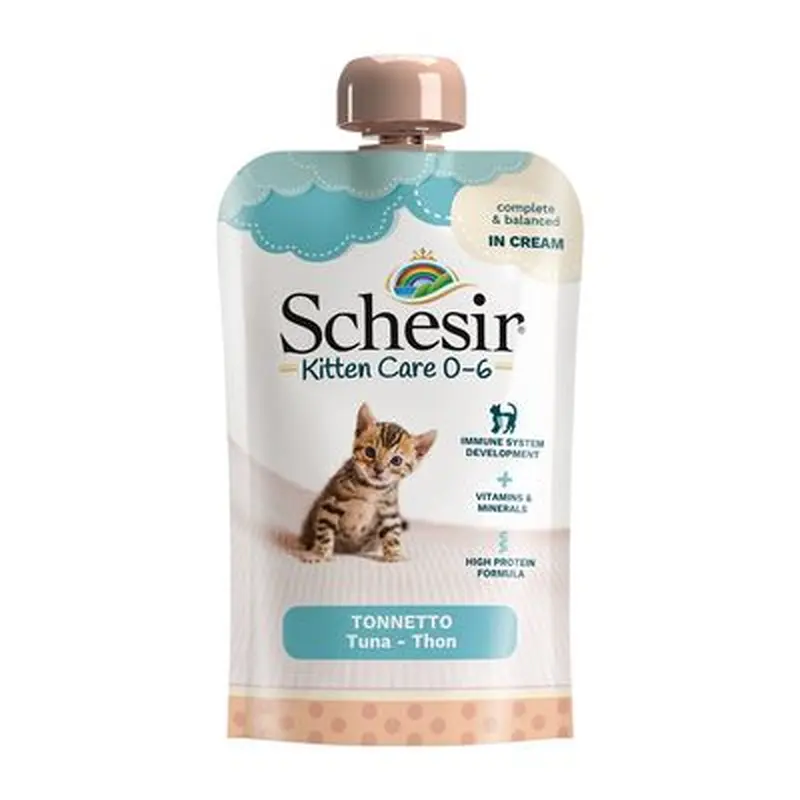 Schesir Kitten in Cream 10 x 150g - Tuna