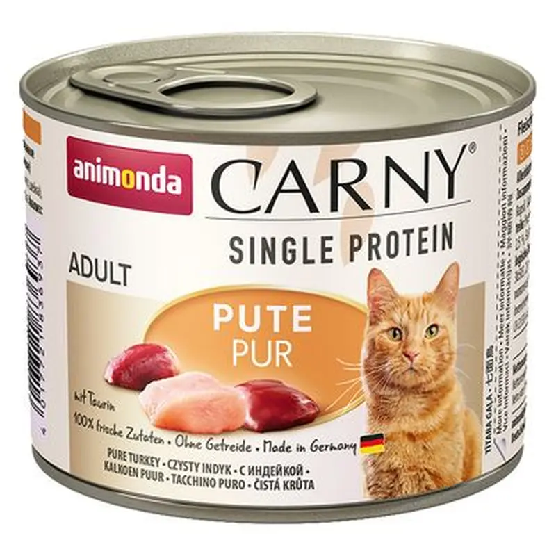 animonda Carny Single Protein Adult 6 x 200g - Saver Pack: Pure Chicken (24 x 200g)
