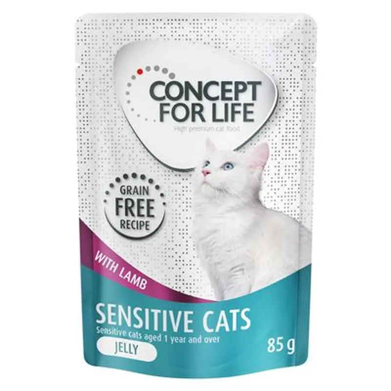 Concept for Life Sensitive Cats Lamb Grain-Free in Jelly - 12 x 85g