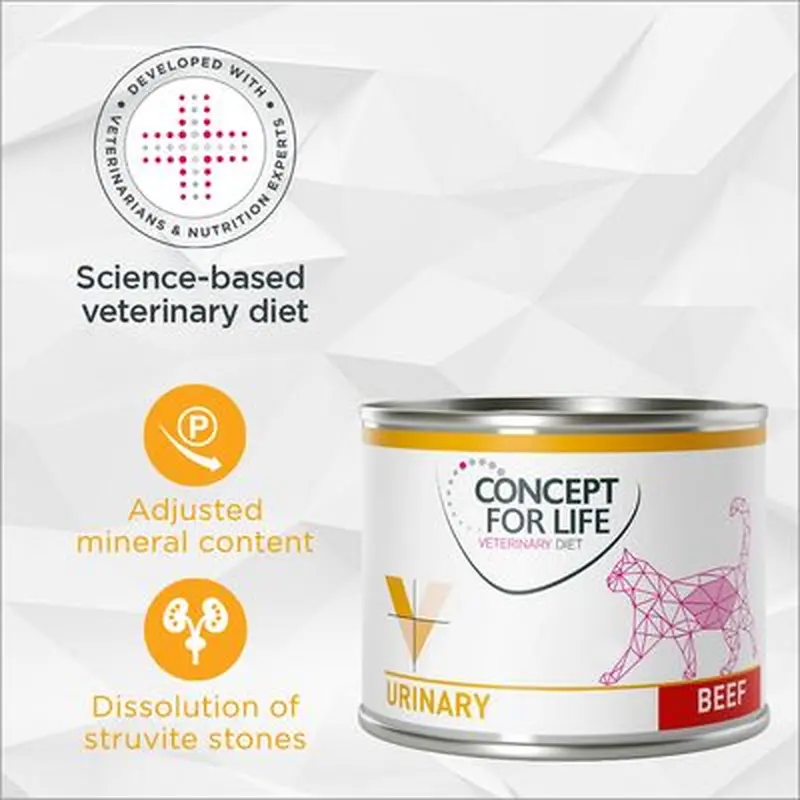Concept for Life Veterinary Diet Urinary - Beef - 12 x 200g