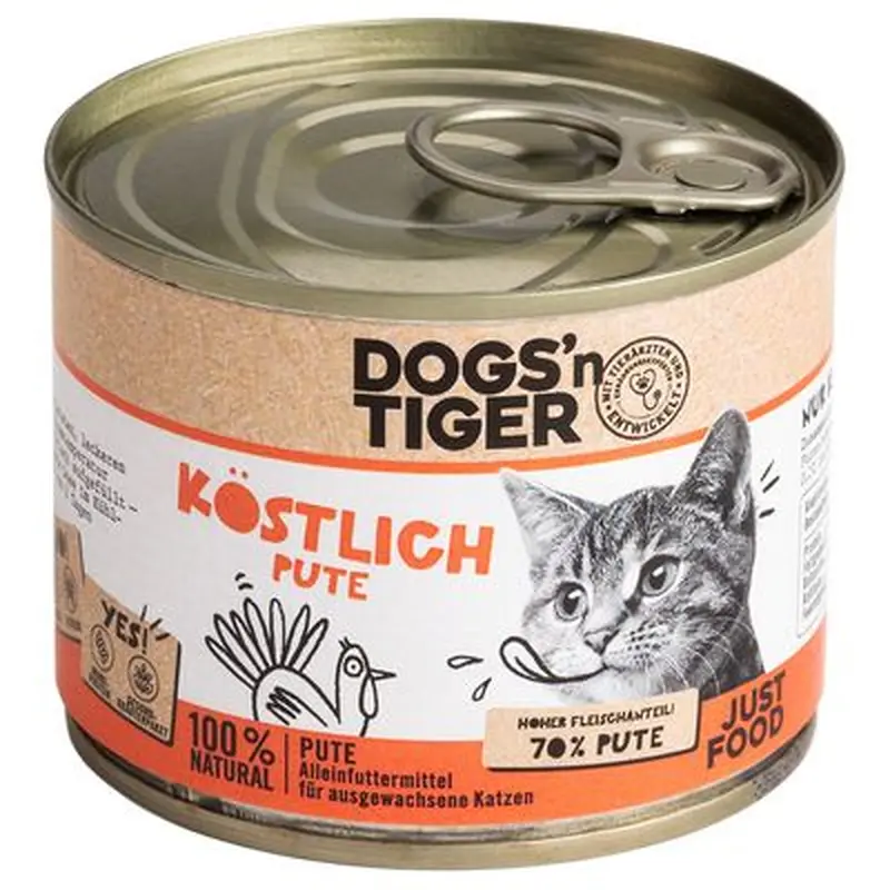 Dogs'n Tiger Adult Cat 6 x 200g - Chicken & Salmon