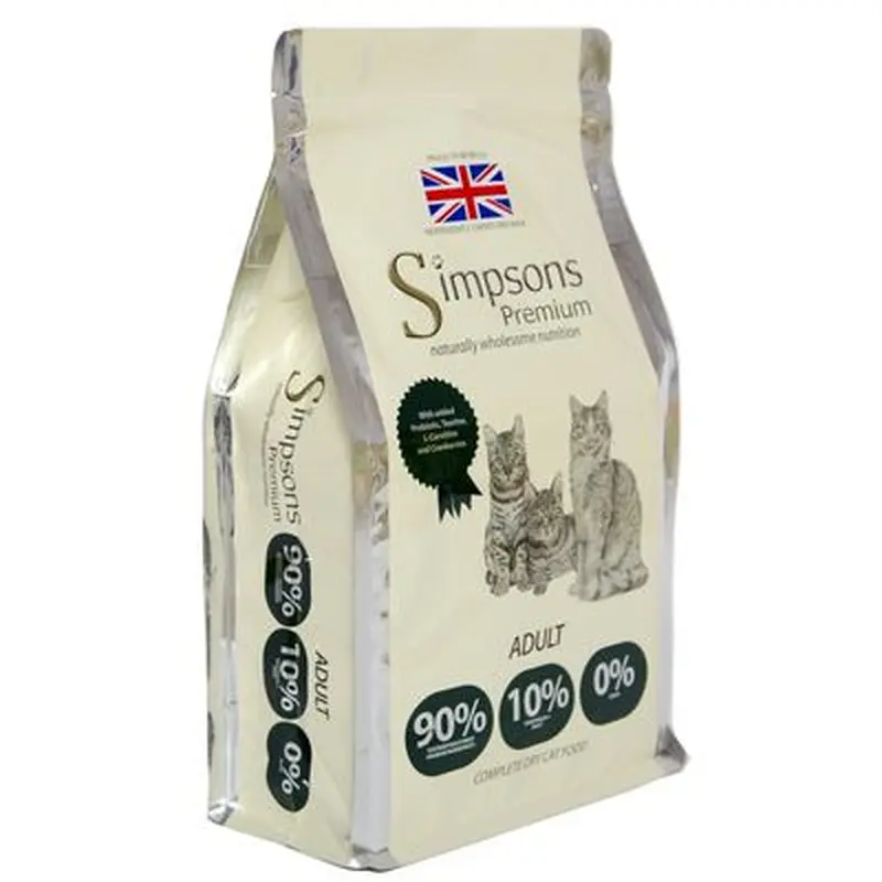Simpsons Premium Adult Cat 90/10 Mixed Meat & Fish Dry Cat Food - 6kg
