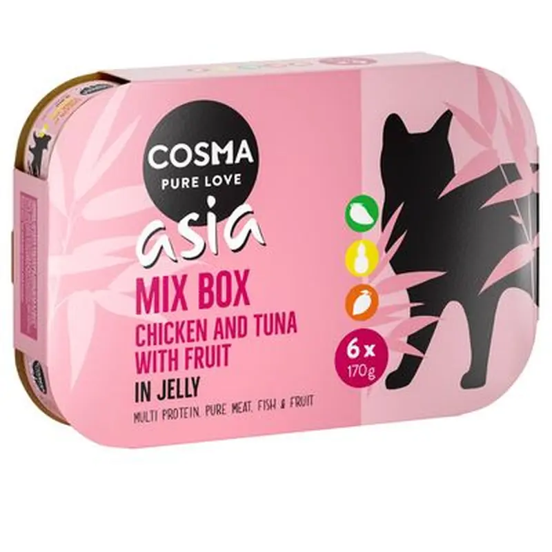 Cosma Asia Fruit in Jelly 6 x 170g - Mixed Pack II