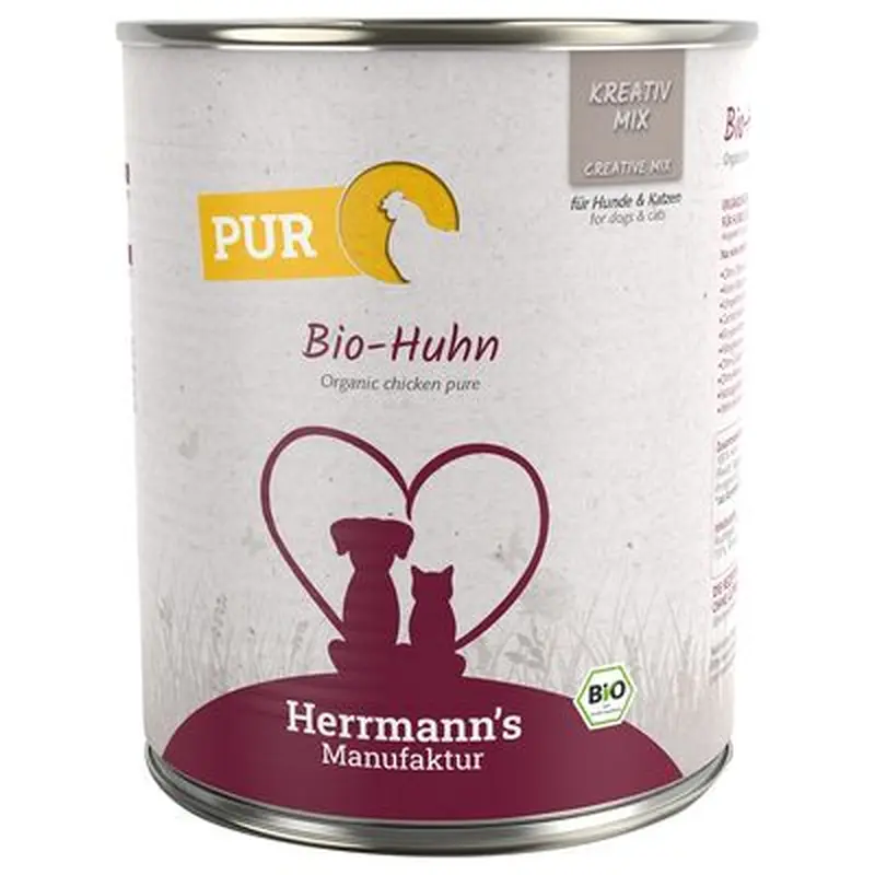 Herrmann's Pure Meat / Organic Pure Meat 6 x 800g - Organic Duck
