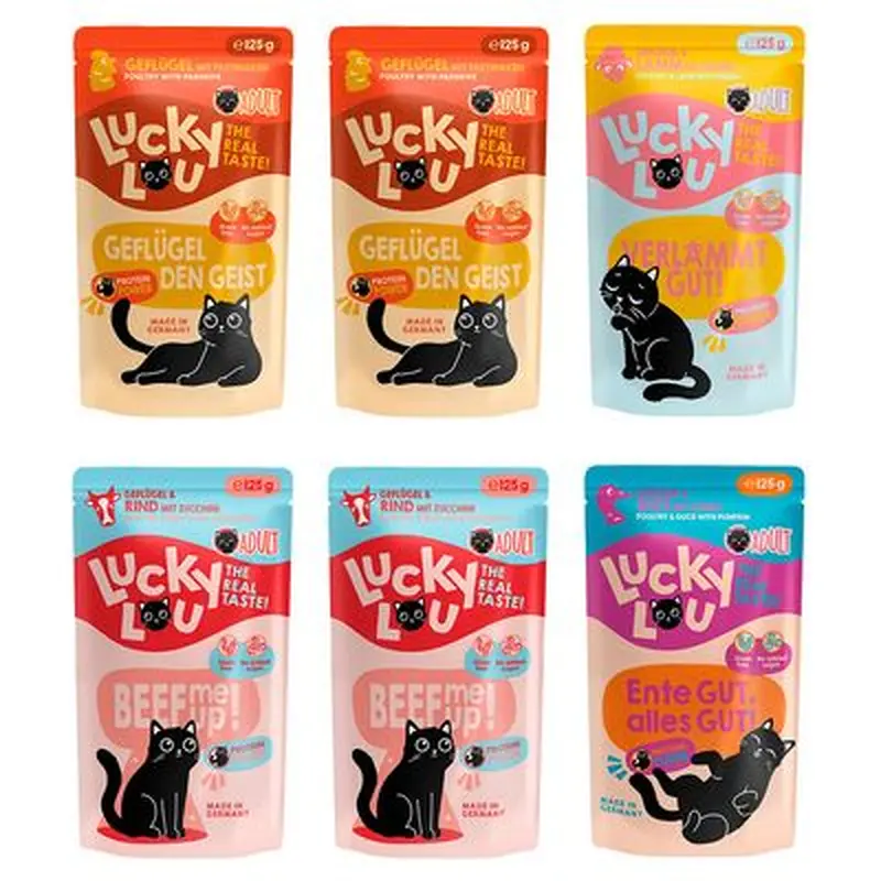 Lucky Lou Adult Tasting Mix 6 x 125 g - Tasty mix