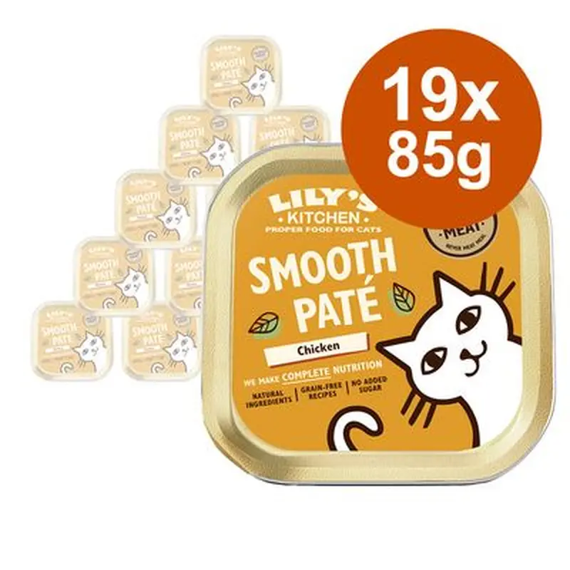 Lily's Kitchen Smooth Pat Selection for Cats 19 x 85g - Chicken