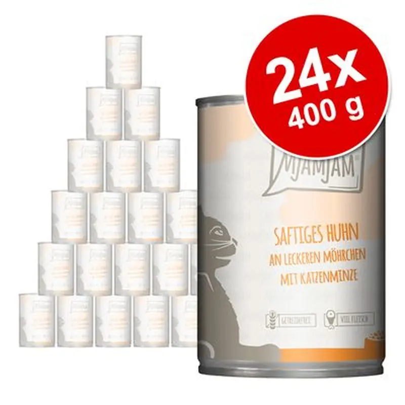 MjAMjAM Saver Pack 24 x 400g - Juicy Pork with Tasty Carrots