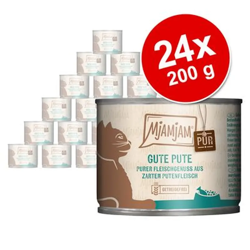 MjAMjAM Pure Saver Pack 24 x 200g - Turkey