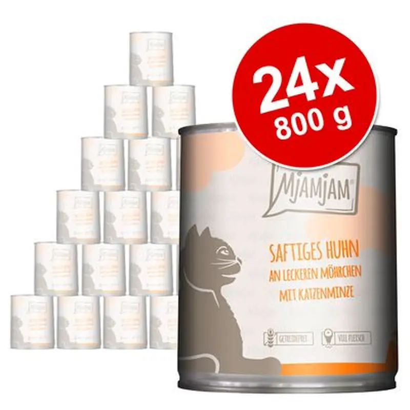 MjAMjAM Saver Pack 24 x 800g - Delicious Prawns with Juicy Chicken