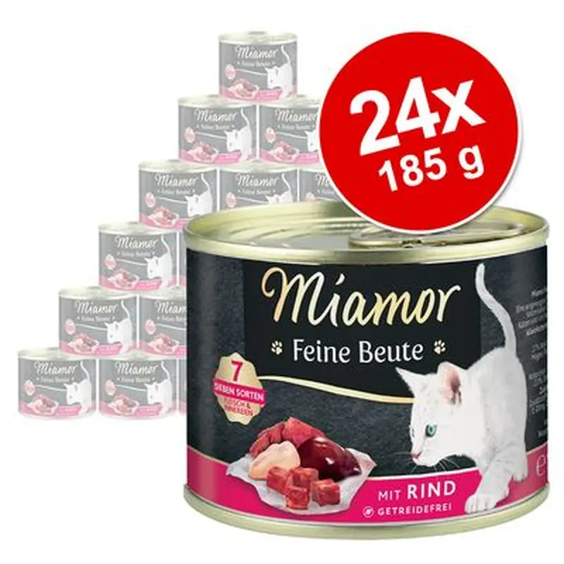 Saver Pack Miamor Feine Beute 24 x 185 g - Duck