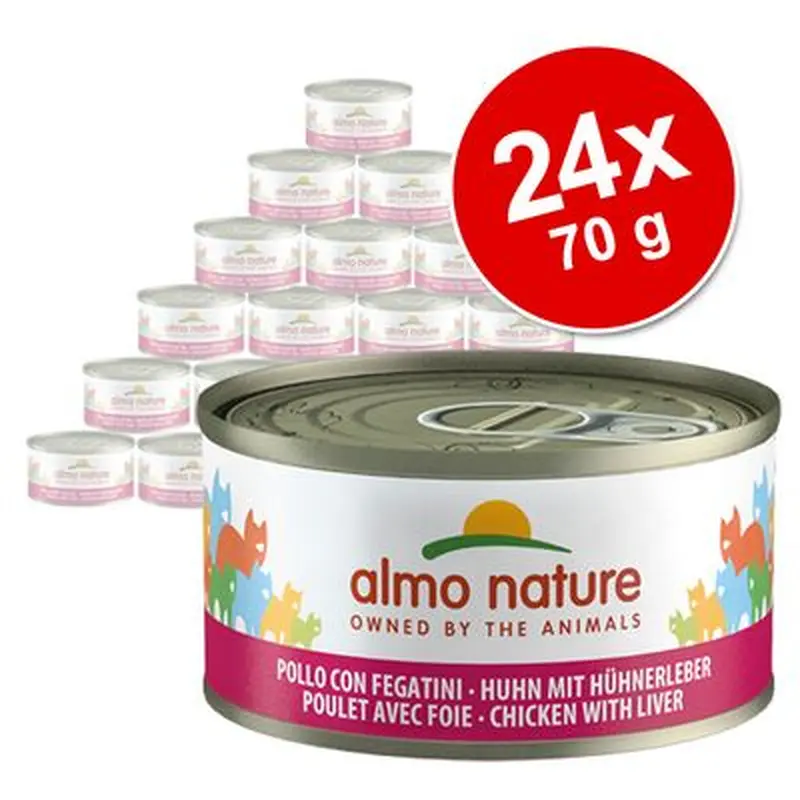 Almo Nature Saver Pack 24 x 70g - HFC Tuna with Calamari in Jelly