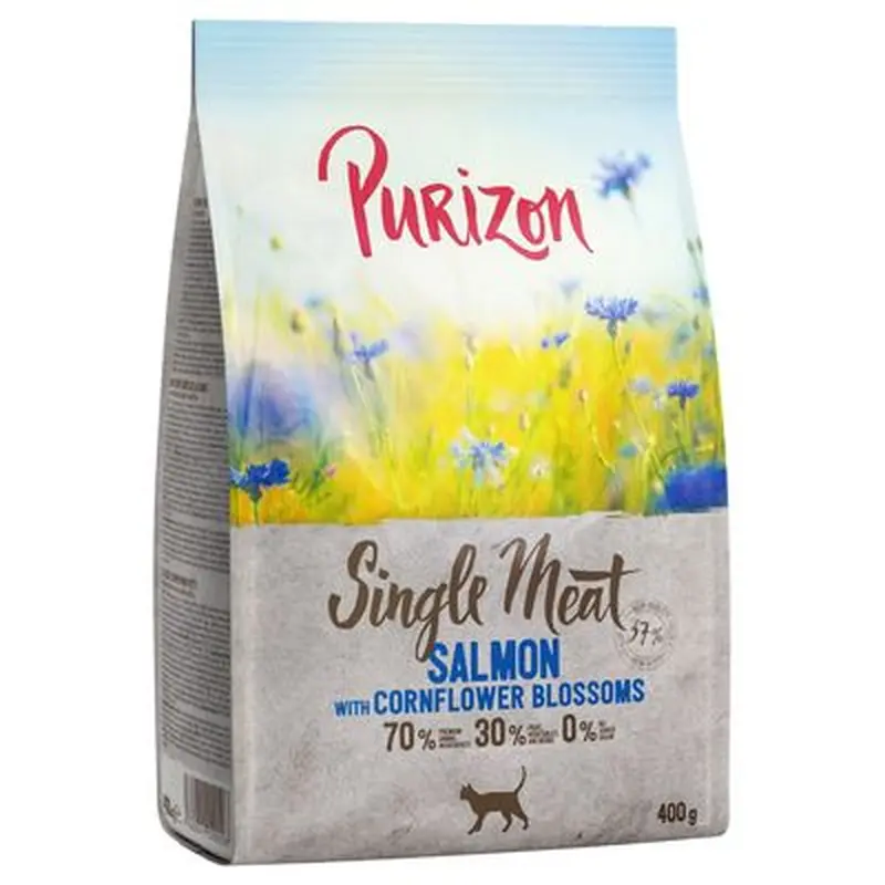 Purizon Single Meat Salmon with Cornflower Blossoms - 6.5kg