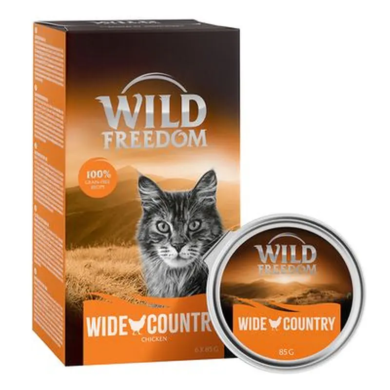 Wild Freedom Adult Trays 6 x 85g - "High Valley" Chicken with Beef - Grain-Free