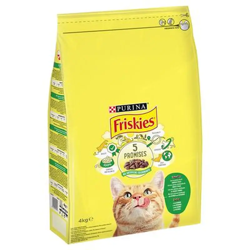 PURINA Friskies Cat with Rabbit, Chicken and Vegetables - 1.5kg