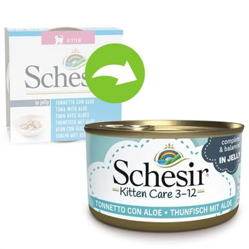 Schesir Kitten in Jelly - Chicken with aloe 6 x 85 g