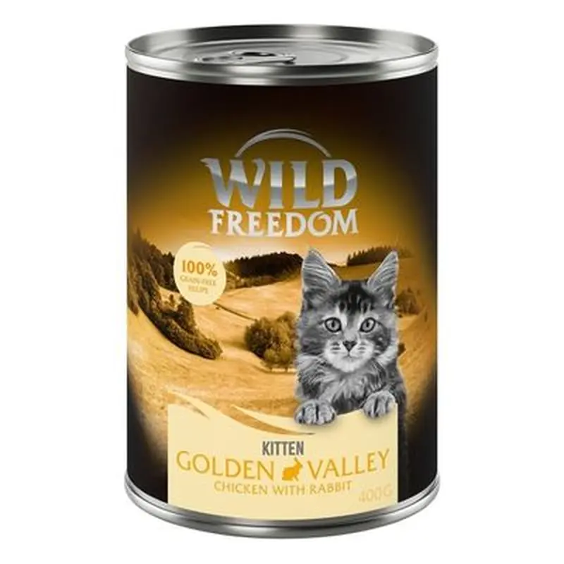 Wild Freedom Kitten 6 x 400g - Great Desert - Turkey & Chicken