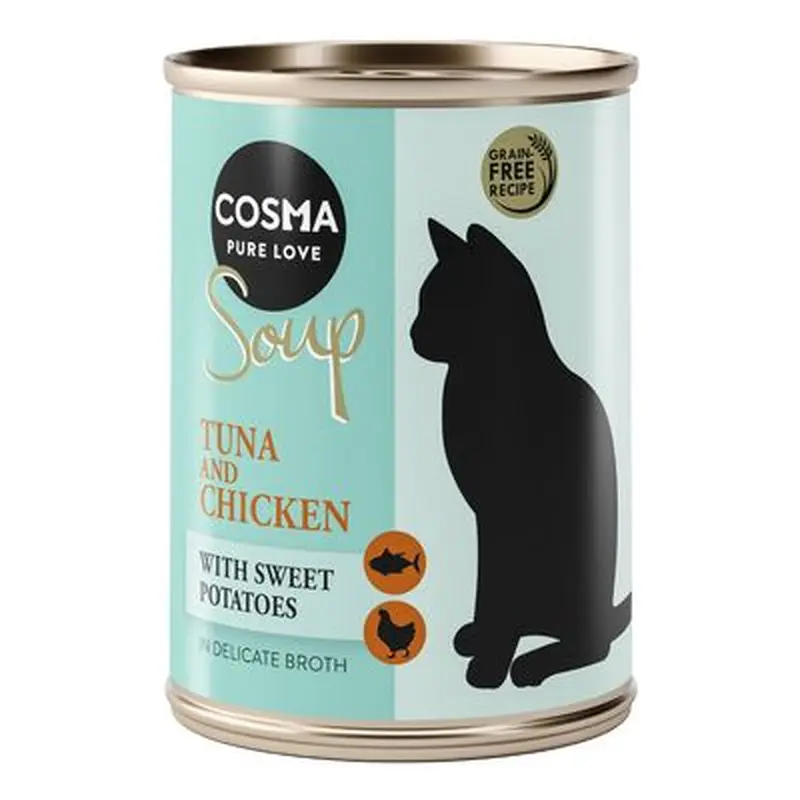 Cosma Soup 6 x 100g - Tuna with Green Peas