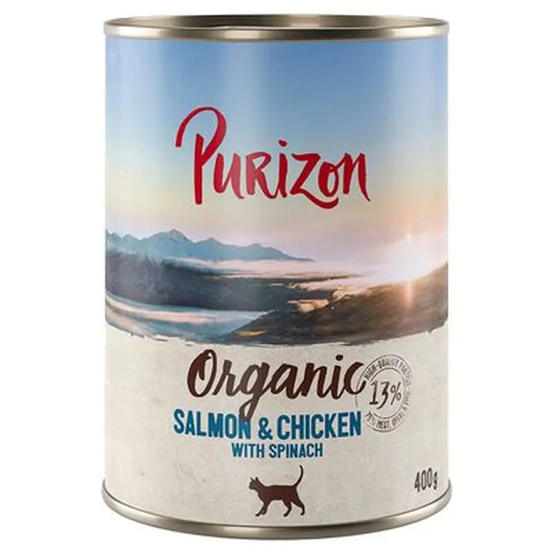 Purizon Organic 6 x 400g - Beef & Chicken with Carrot