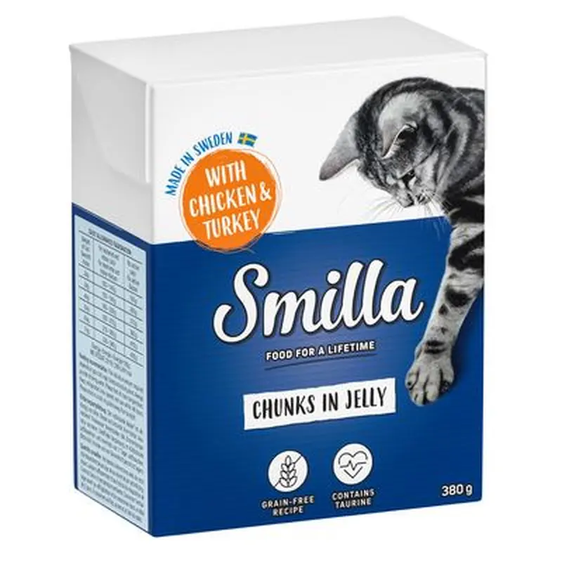 Smilla Chunks in Jelly 6 x 380g - Chicken & Turkey