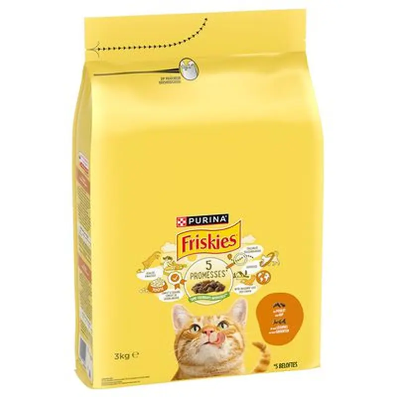 PURINA Friskies Adult Cat with Chicken and Vegetables - 3kg