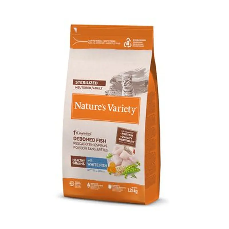 Nature's Variety Healthy Grains Sterilised Whitefish - 3kg