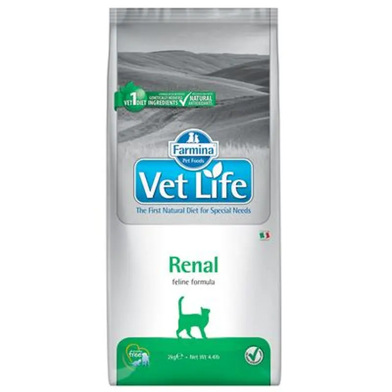 Farmina Vet Life Renal Feline - Saver Pack: 3 x 2 kg