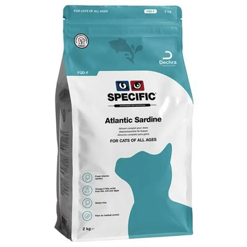 Specific Cat FQD-F Atlantic Sardine - Economy package: 2 x 2 kg