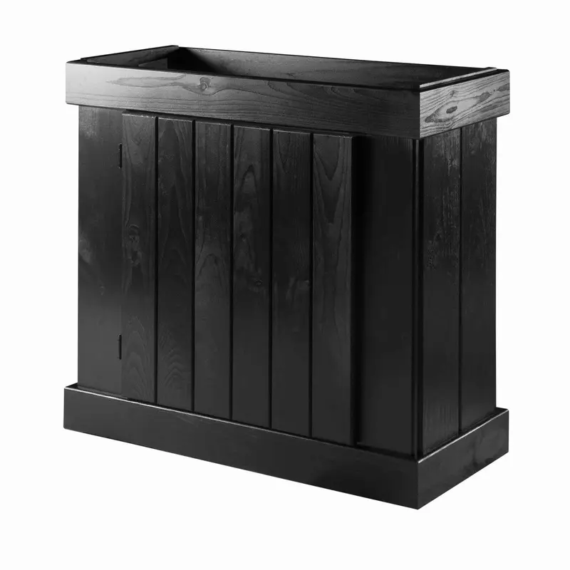 Aqueon Pine Aquarium Stands Black 30 x 12 Inches SD-4