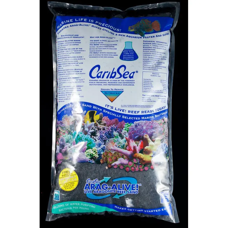 CaribSea Arag-Alive Hawaiian Aquarium Sand 20 lb