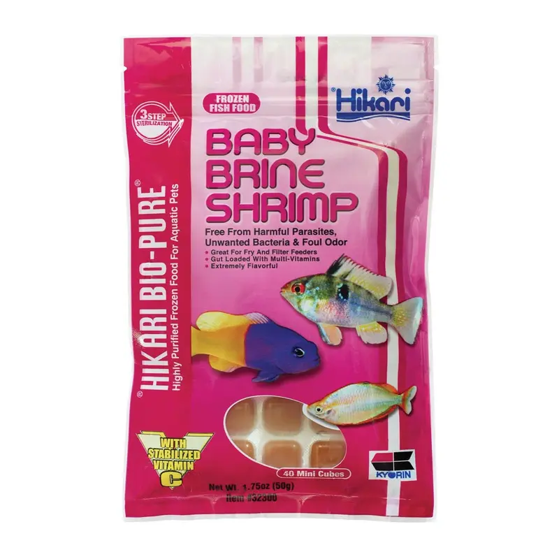 Hikari Baby Brine Shrimp Frozen Fish Food 1.75 oz SD-5