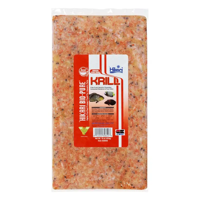 Hikari Bio-Pure Frozen Krill Fish Food 16 oz SD-5  (DD)