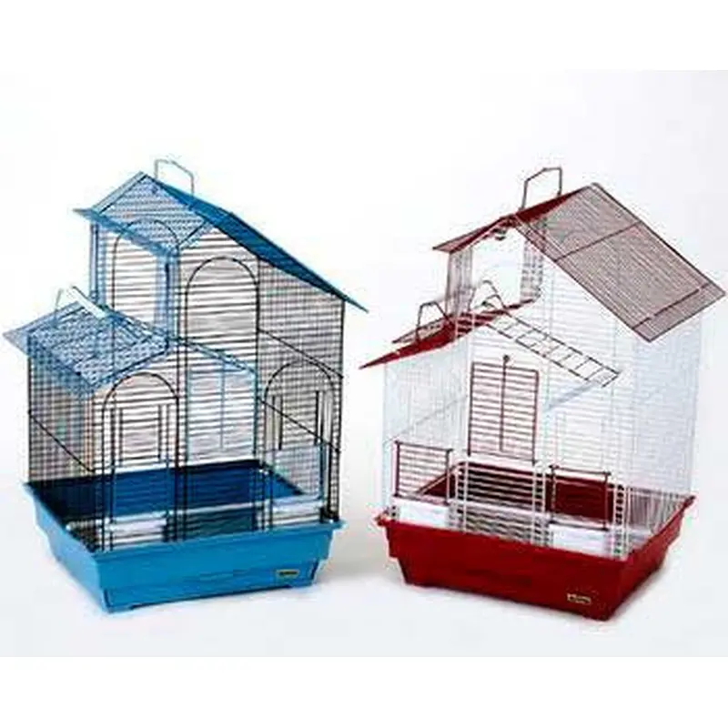 Prevue Pet Products Pre-Packed House Style Parakeet Cages 2pc 
