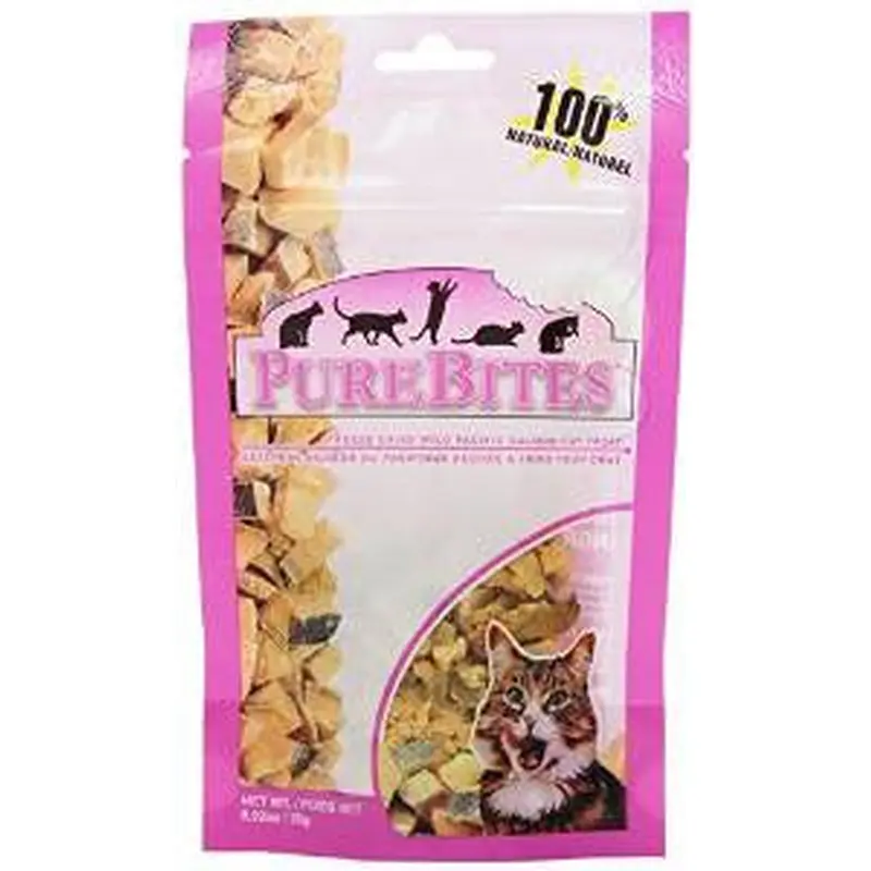 PureBites Salmon 0.92oz/ 26g- Value Size Cat Treats 