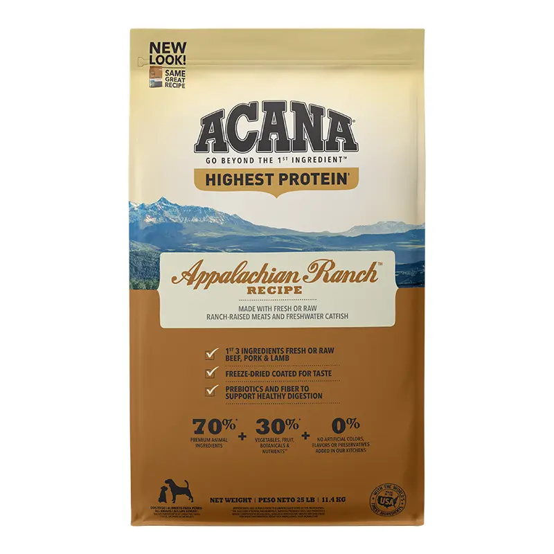 Acana Dog Grain Free Appalachian Ranch 25lb 