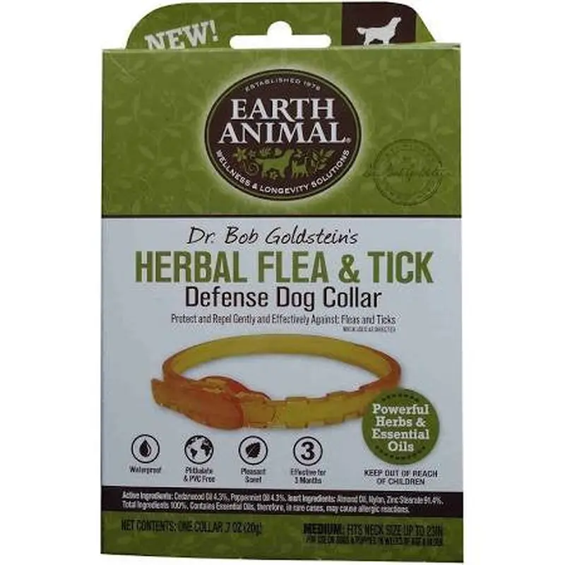 Earth Animal Dog Flea & Tick Collar Medium 