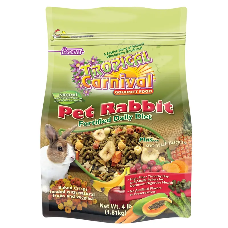 F.M. Brown's Tropical Carnival Natural Rabbit Food 4lb 