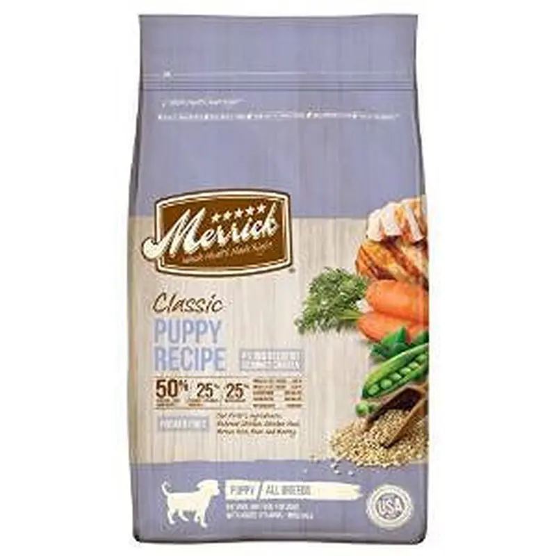 Merrick Classic Puppy Recipe Dry Dog Food-12-lb-