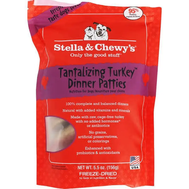 Stella & Chewy's Freeze-Dried Tantalizing Turkey Dinner 5.5Z 