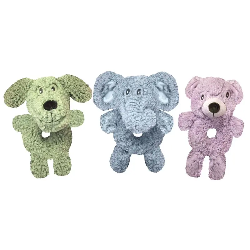 Multipet Aromadog Fleece Ring-Body Dog Toy Assorted 9.5 in