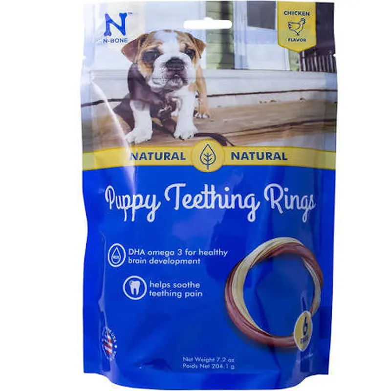 Nbone Dog Teeth Ring Grain Free Chicken 6 Pack 