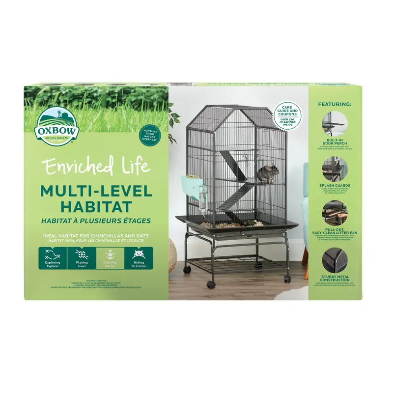 Oxbow Animal Health Enriched Life Multi-Level Small Animal Habitat One Size
