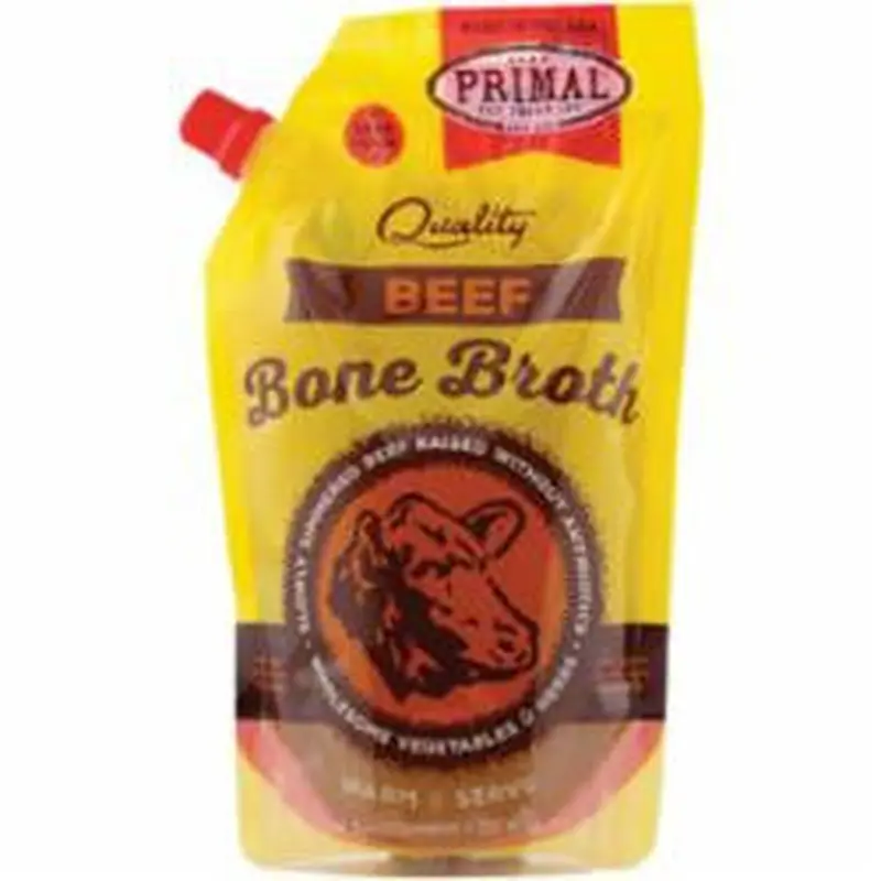 Primal Dog Frozen Bone Broth Beef (4) 20oz SD-5
